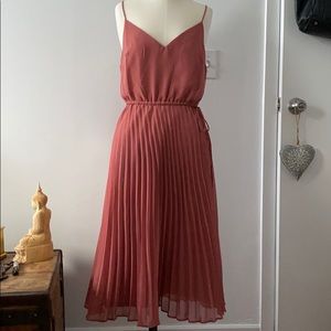 Asos draped dress (pink)